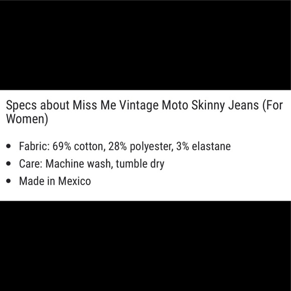 Miss Me 💋 Vintage style Moto Skinny Jeans 🔥 NWT sz 24 ❤️‍🔥 GORGEOUS DETAILS - Picture 10 of 16